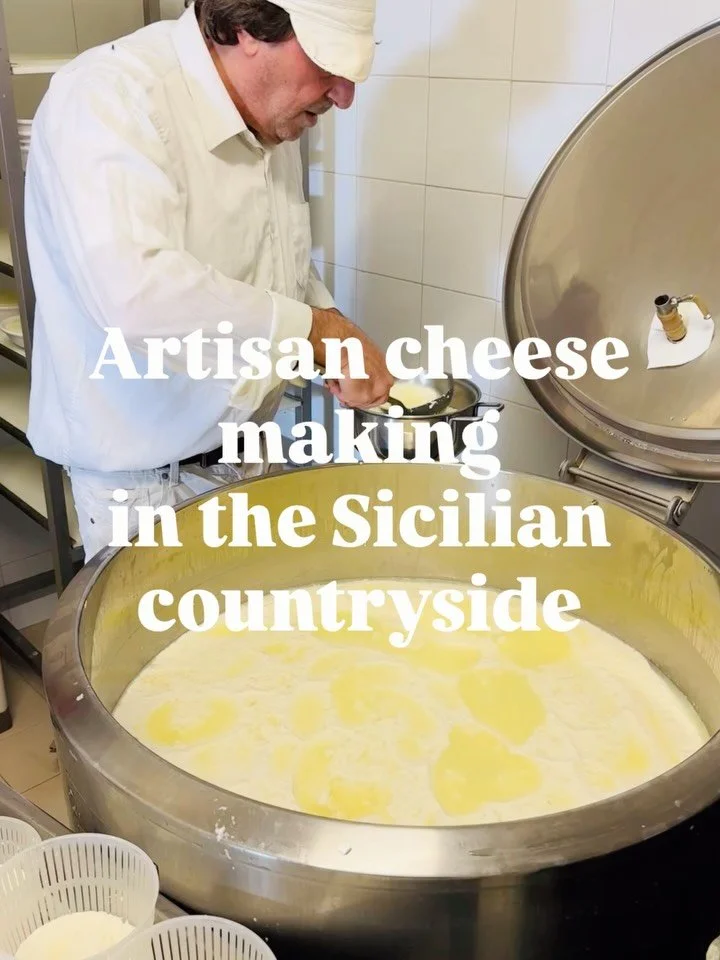 One of my favorite moments when visiting Sicily&hellip;

Nothing beats freshly made ricotta on a warm slice of bread. 

Sign up for our May 13th-23rd Sicily Food tour, link in our Bio.

See you soon Giuseppe!