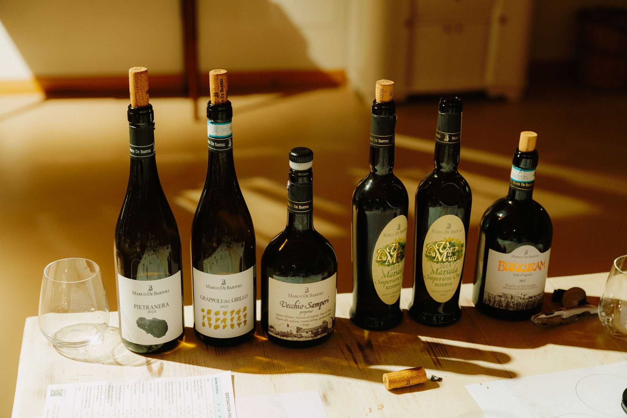 Wine tasting at De Bartoli