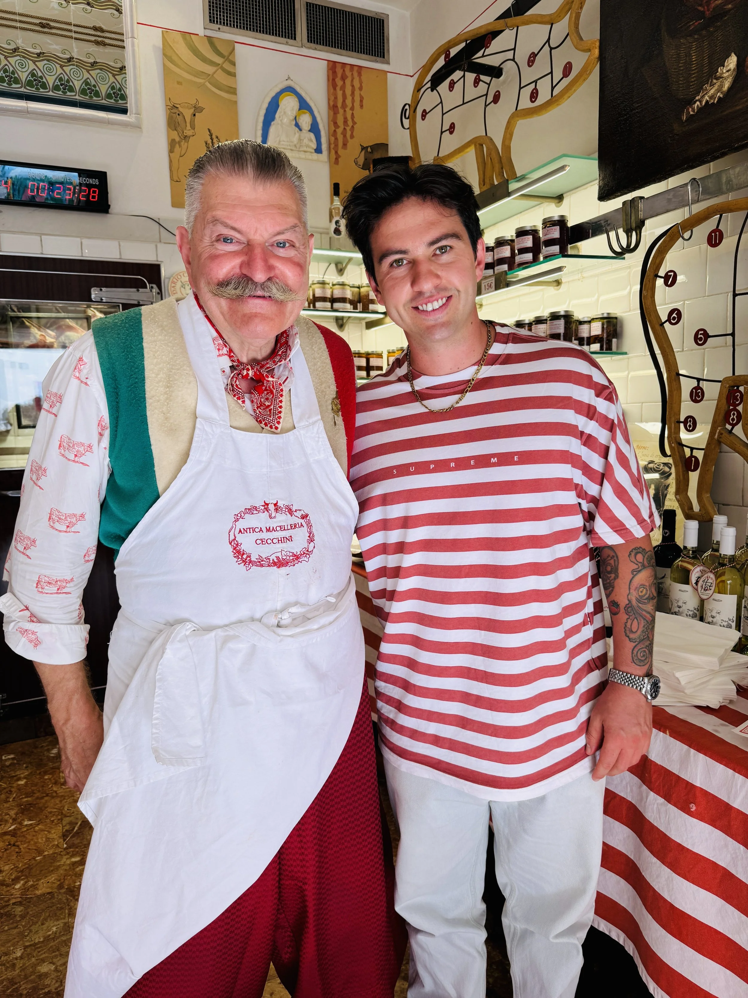 Eating at the best butcher in Italy