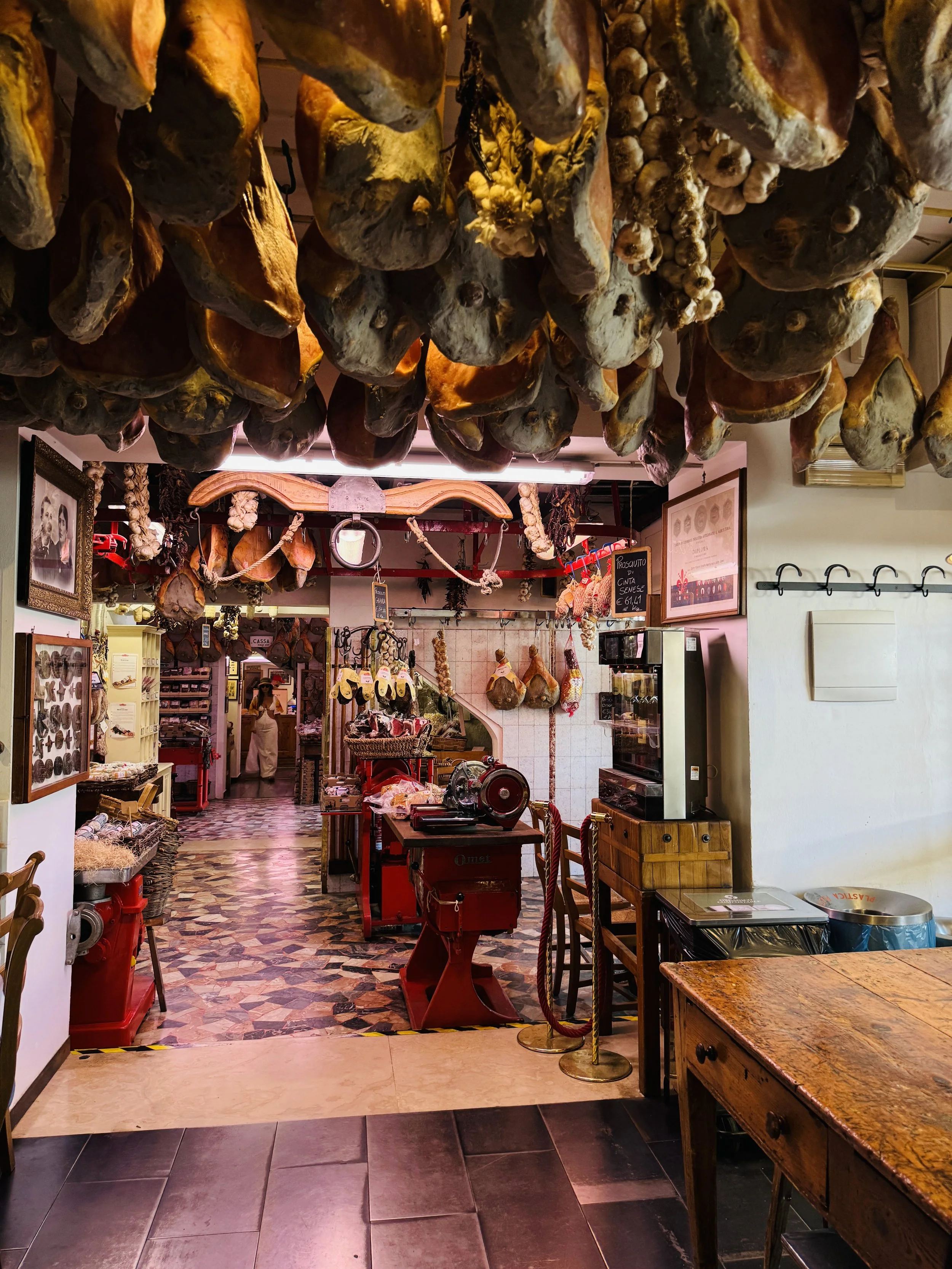 Trying different cured meats
