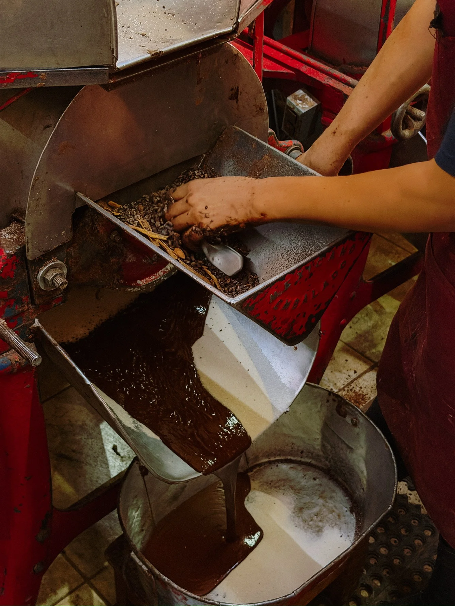 Grind your own cacao, chile & corn