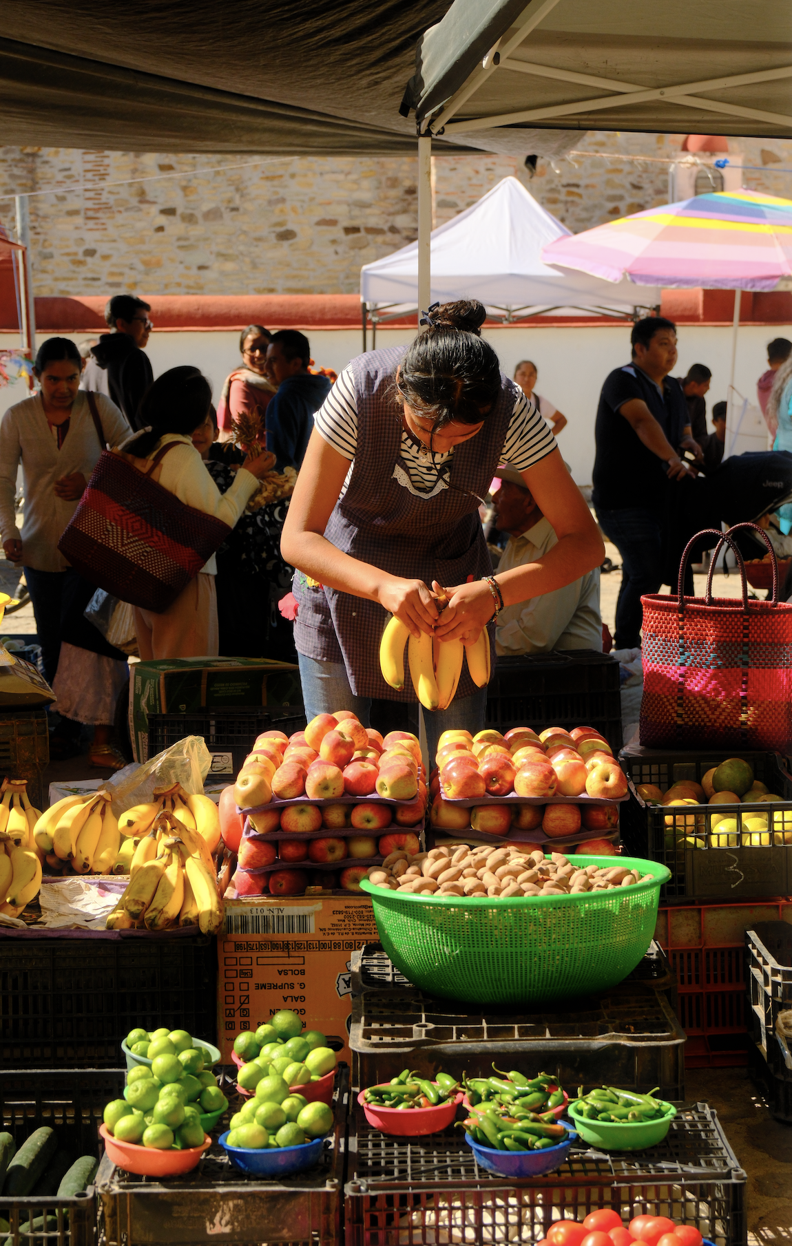 Visiting village markets