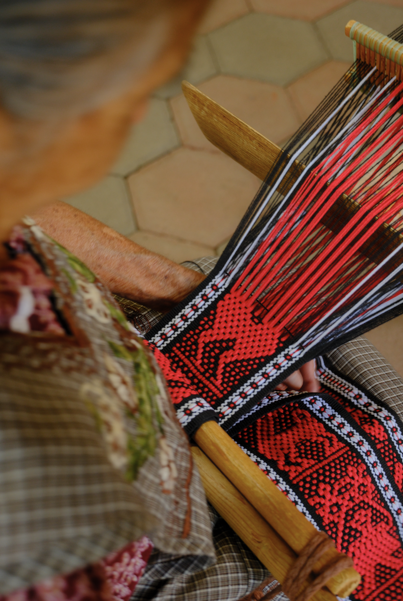 Zapotec backstrap weaving