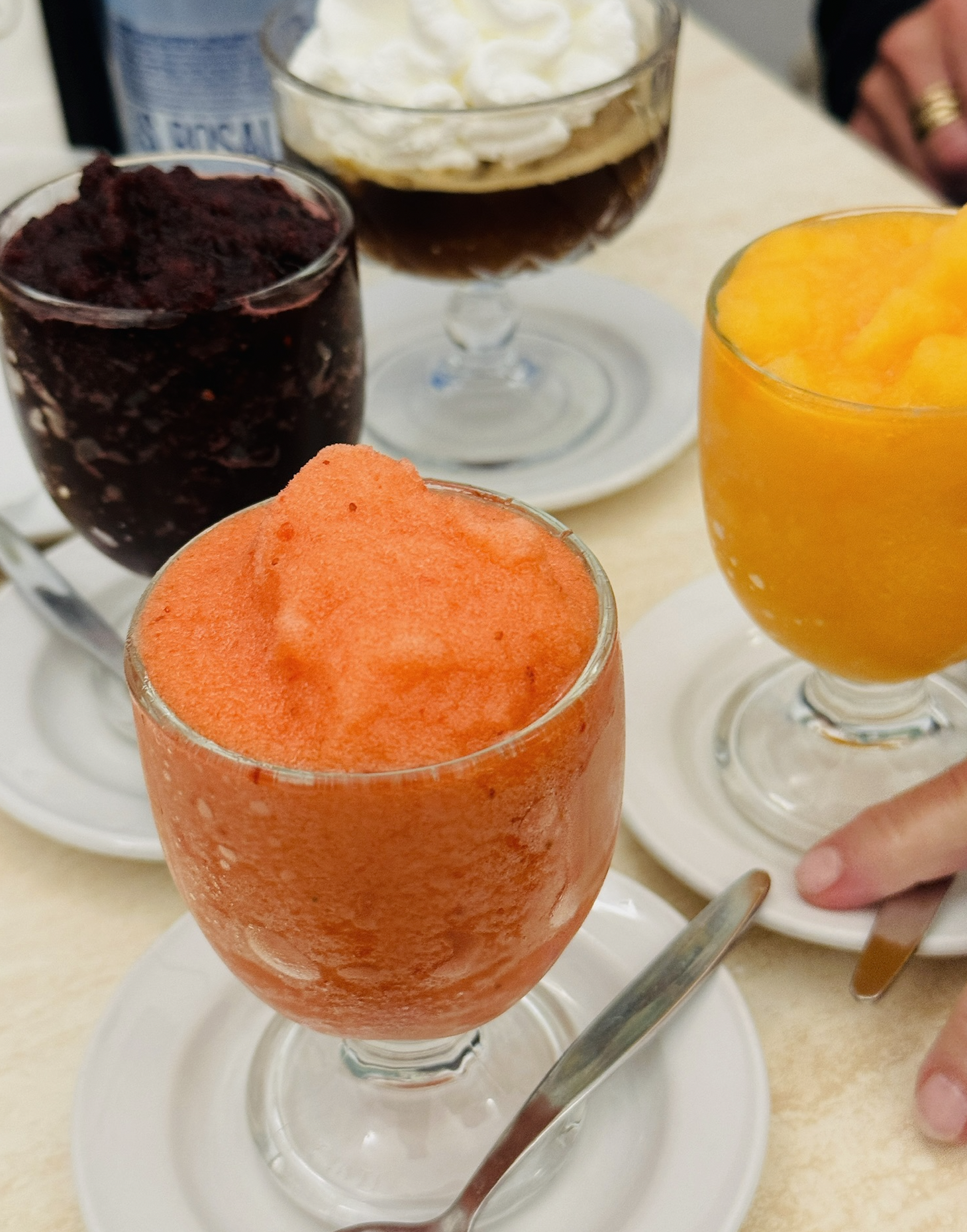 The celebrated granita from Noto