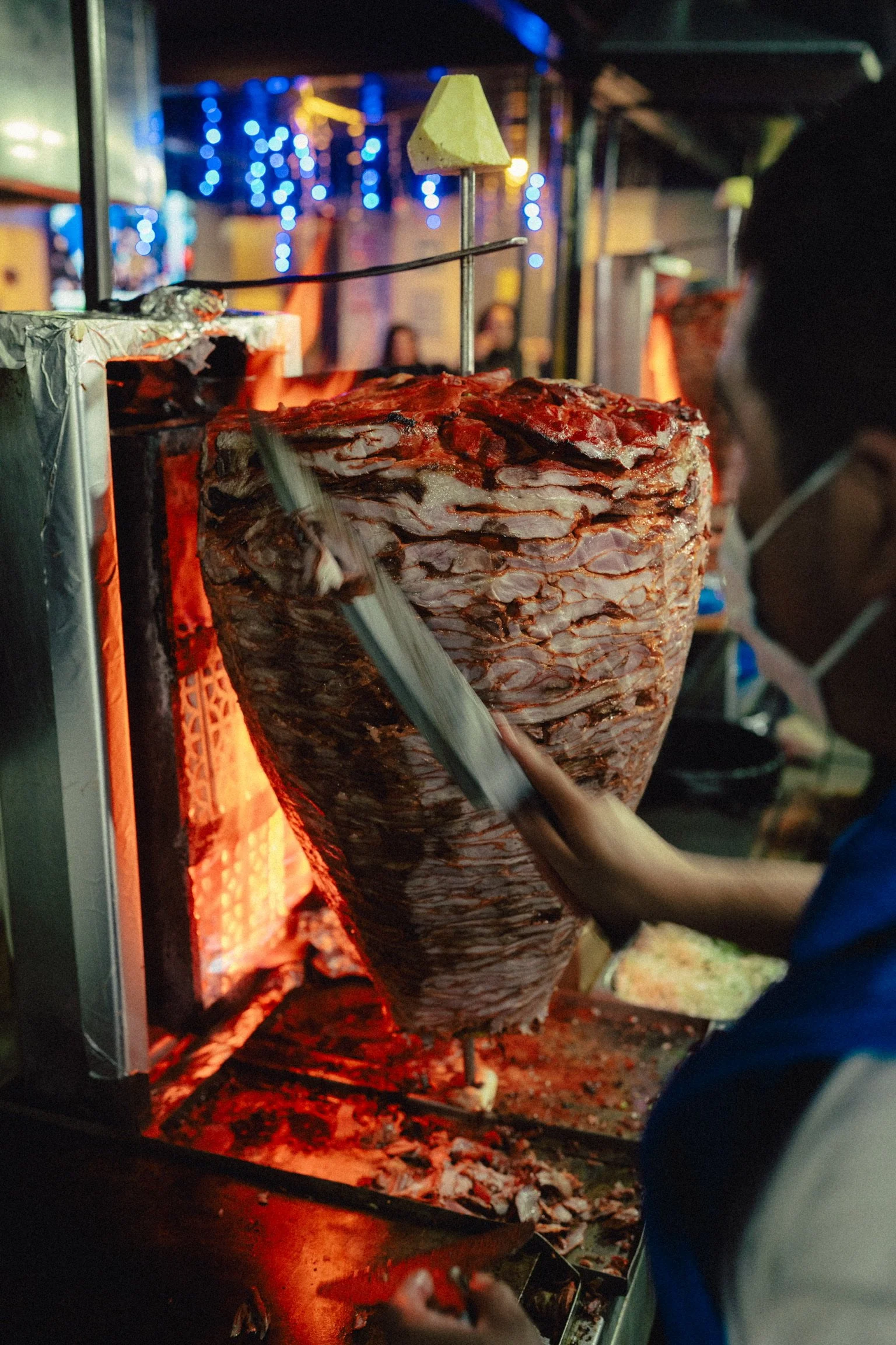 Night taco run in Colonia del Valle