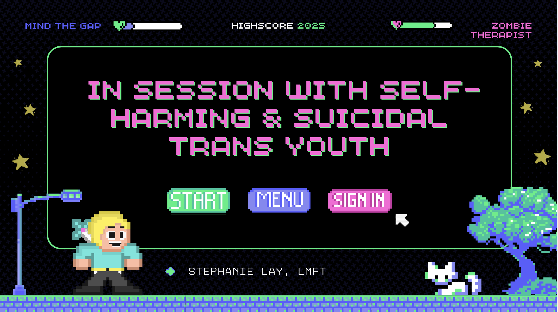 In Session with self harming & suicidal trans youth 