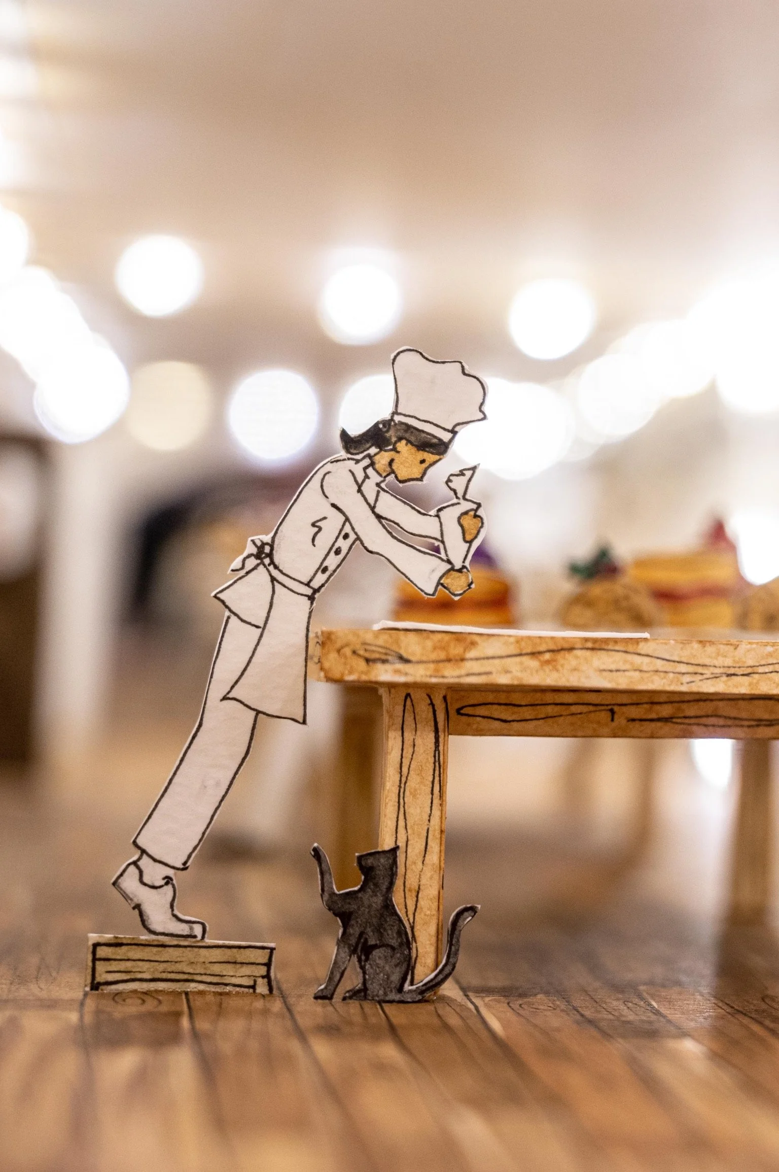 Savoy Dolls House - Christmas Installation - Polar Black