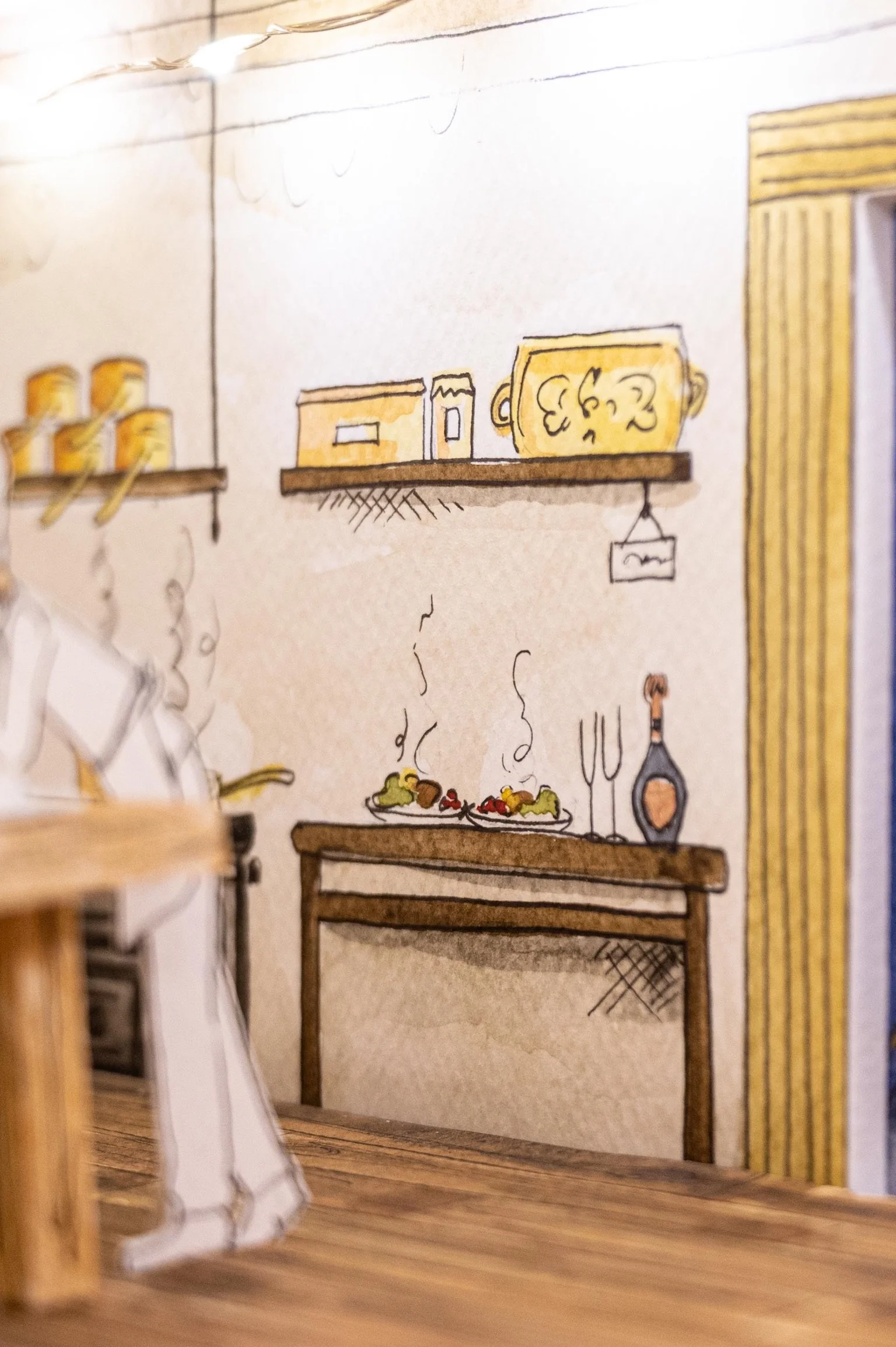 Savoy Dolls House - Christmas Installation - Polar Black