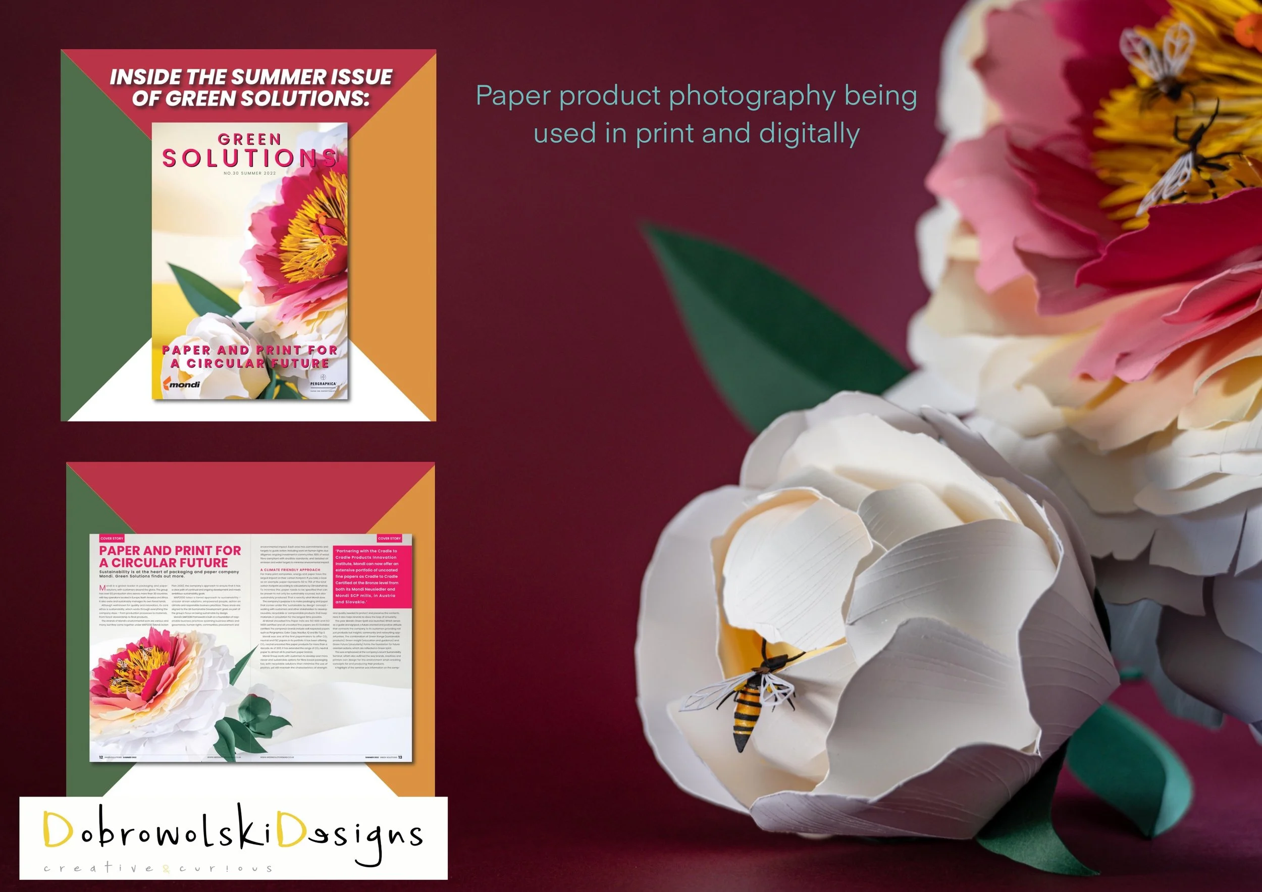 Mondi PERGRAPHICA  -showcase for new ‘green’ recycled paper launch