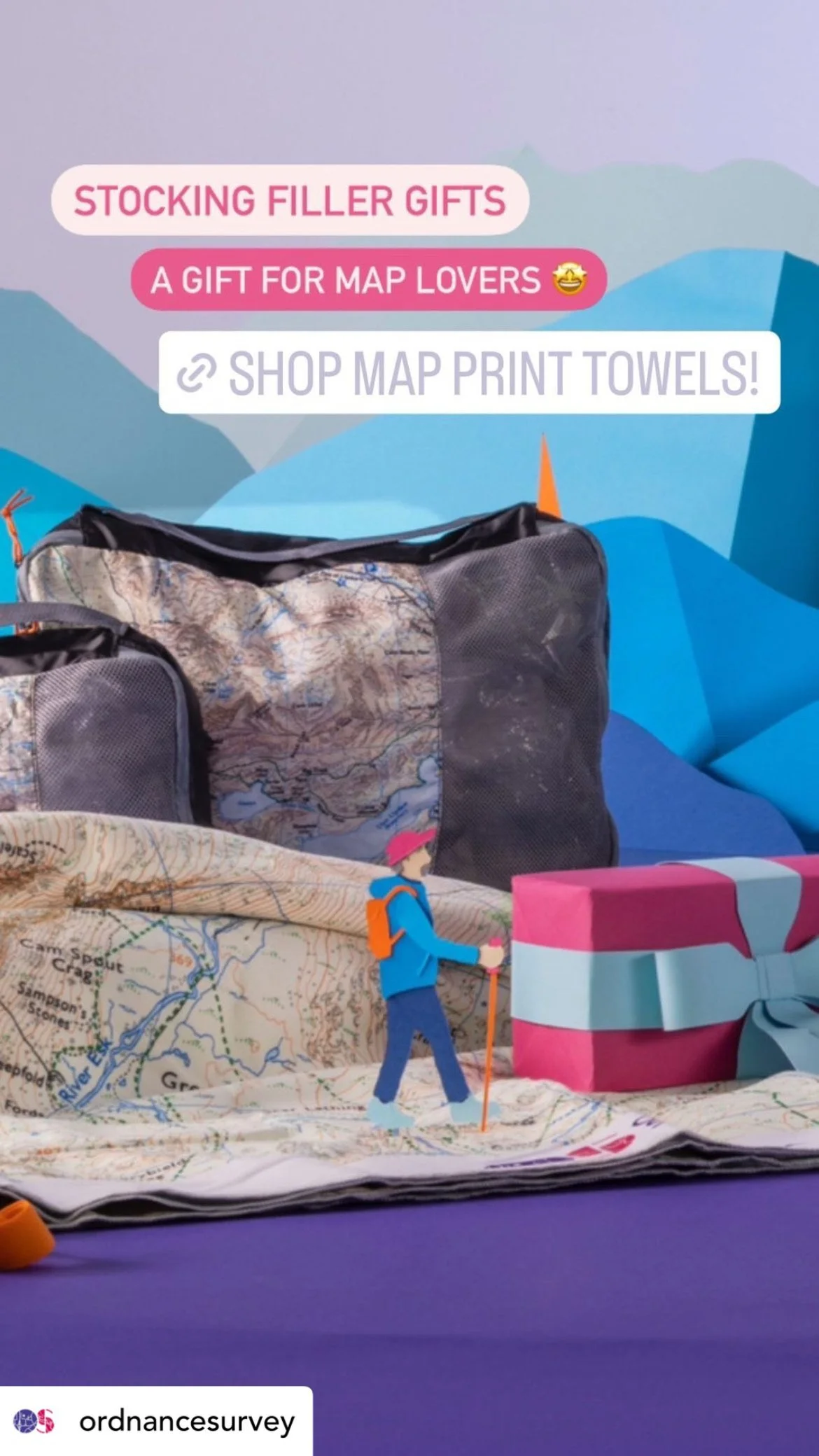 Ordnance Survey - Christmas activation on line