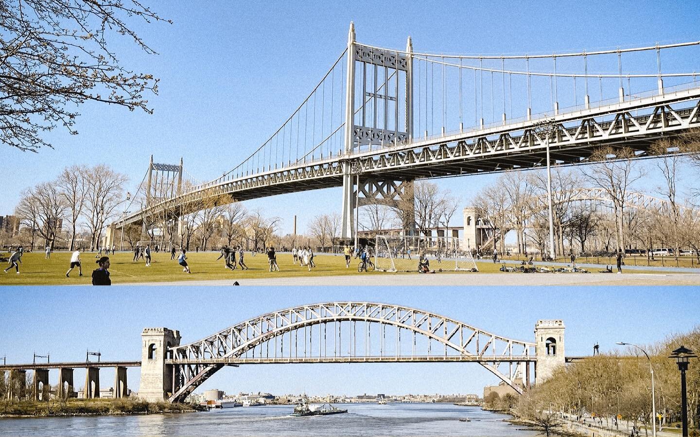 Two bridges, one park #bridge #queens #newyork
