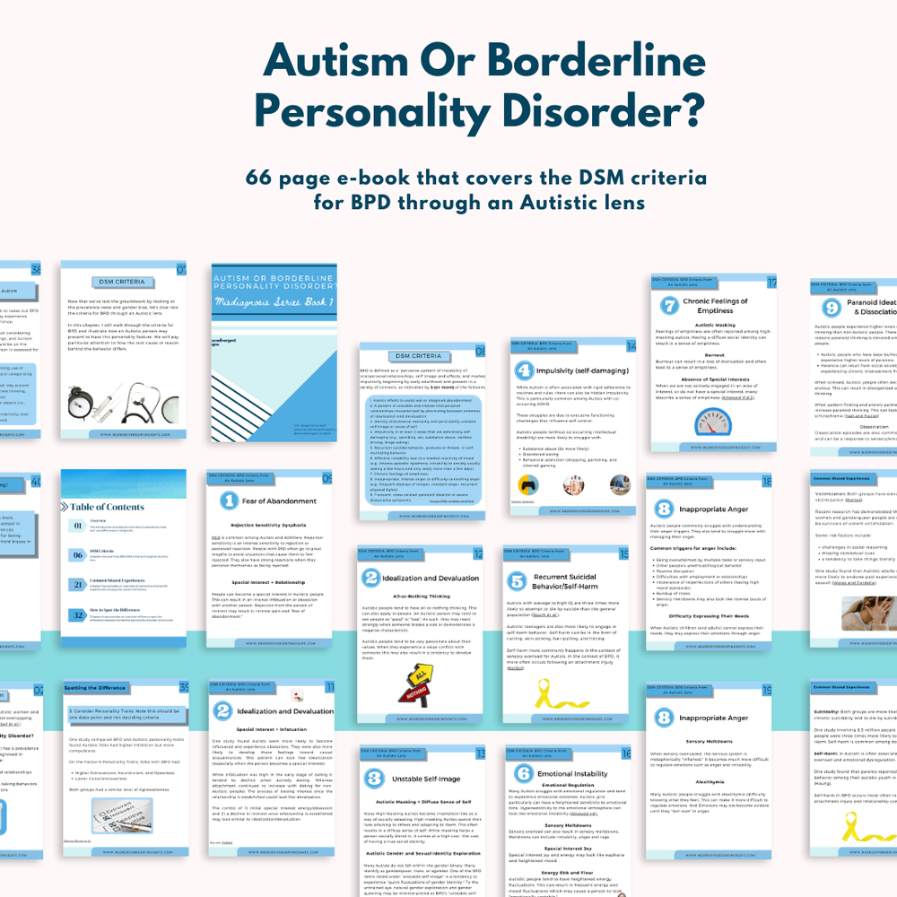 Autism or Borderline Personality Disorder? (e-book)