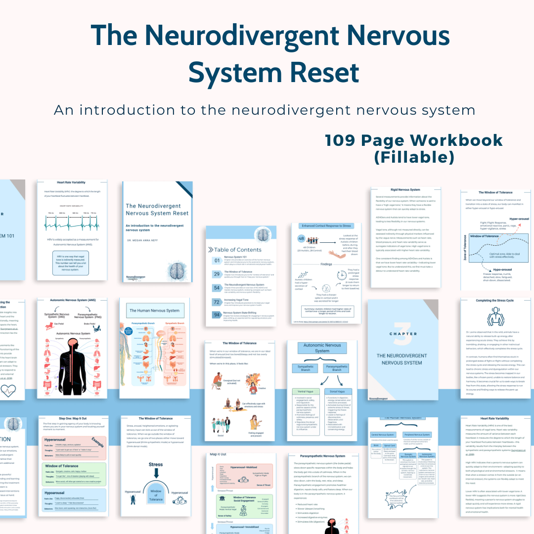 Burnout Recovery Bundle Autistic Burnout, Nervous System Reset, Sleep