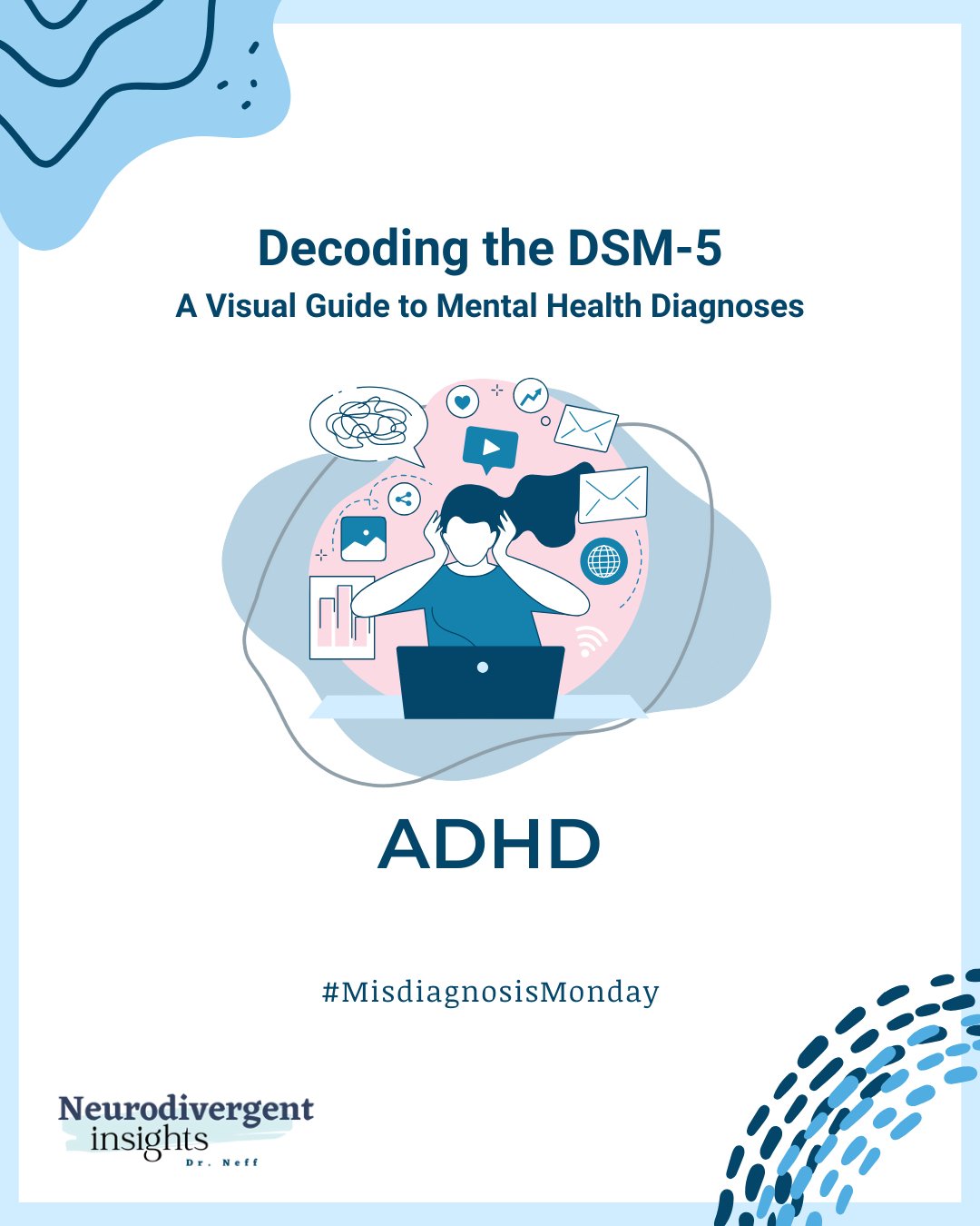 Why this series? The DSM (or ICD) and diagnostic codes aren't perfect, and this series isn't about claiming they are. It's about breaking down how these diagnoses work to increase transparency and reduce confusion around the diagnostic process.⁠
⁠
Pe