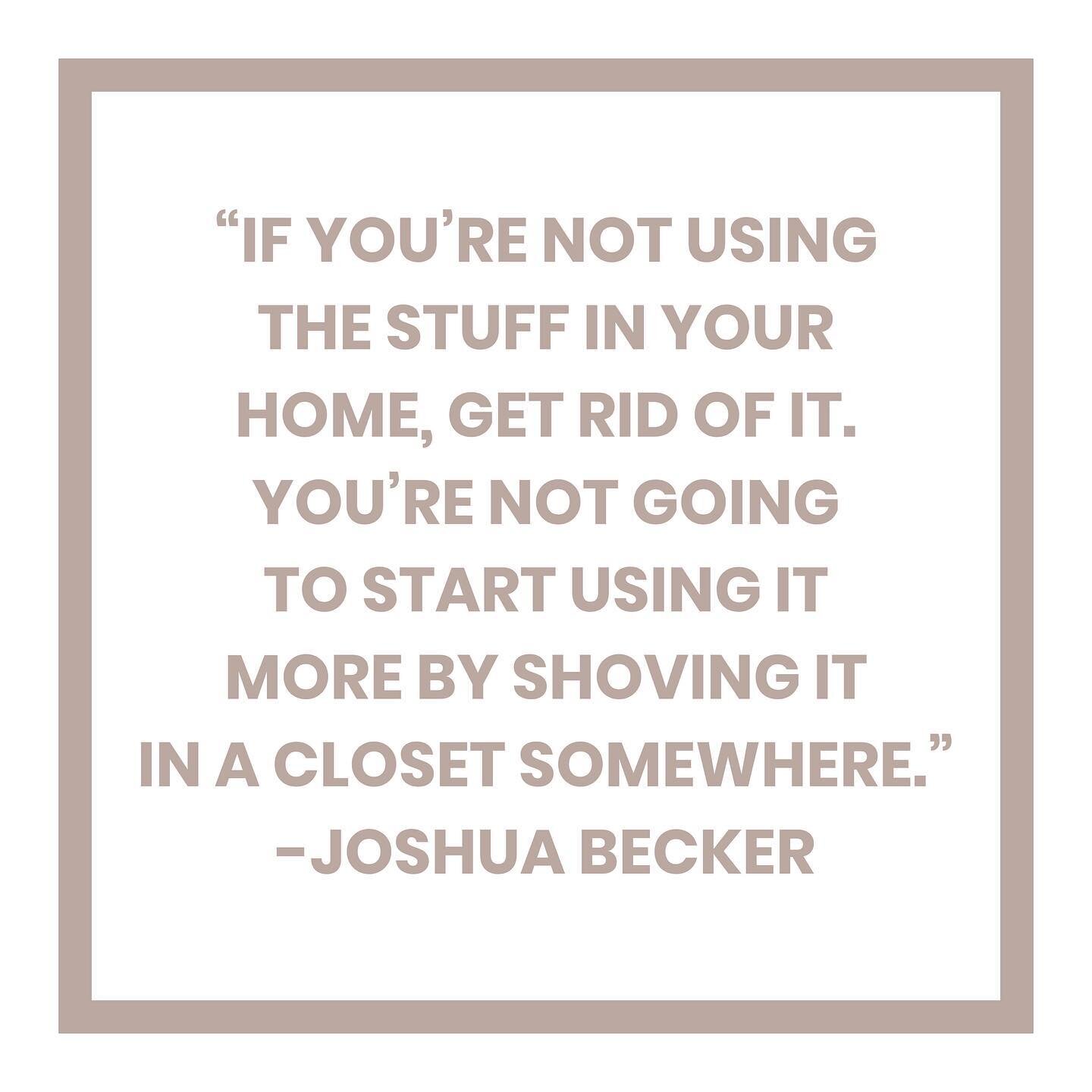 When was the last time you used it? If you can&rsquo;t remember, it&rsquo;s probably time to find &ldquo;it&rdquo; a new place to live. Decluttering by donating, discarding or selling certain items is one of The Tidy Technique steps. 
.
.
. 

#homeor