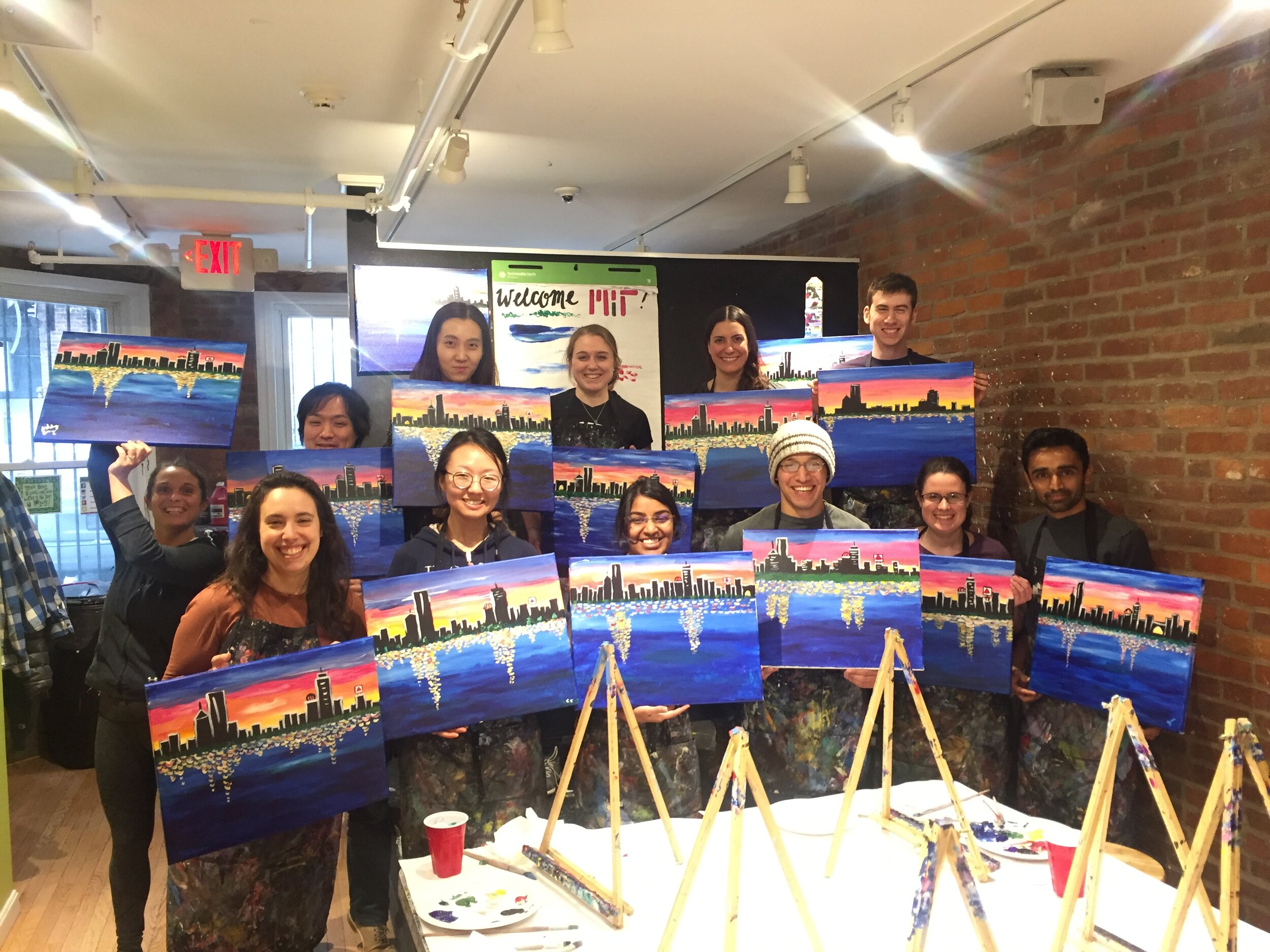 Paint night - Feb 2018