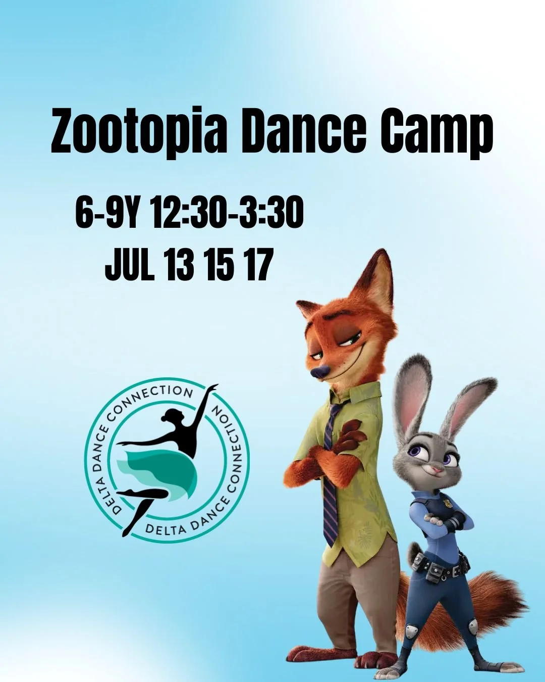  Zootopia Dance Camp