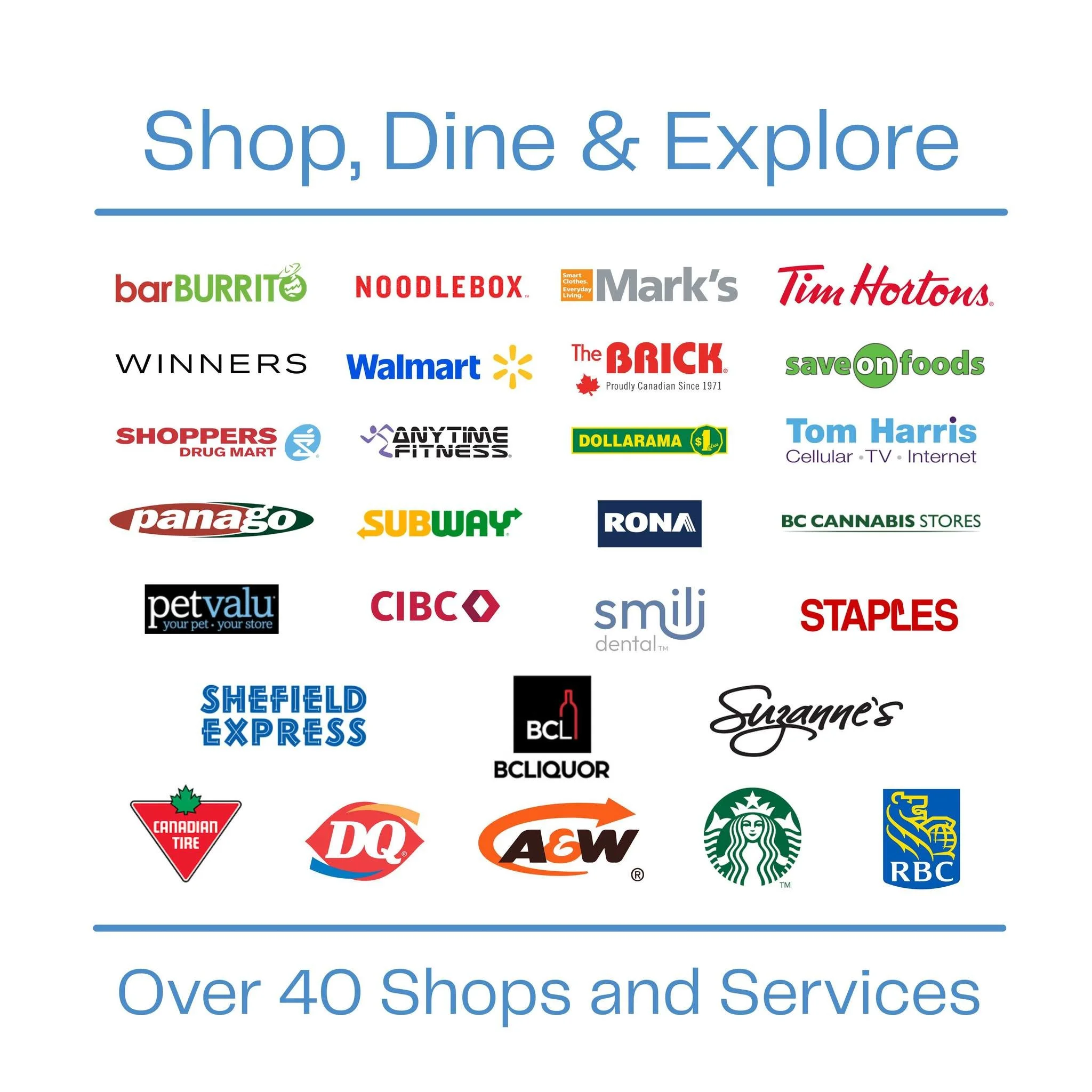 Over 40 Shops &amp; Services, 
In The Heart Of Town!

Powell River Town Centre