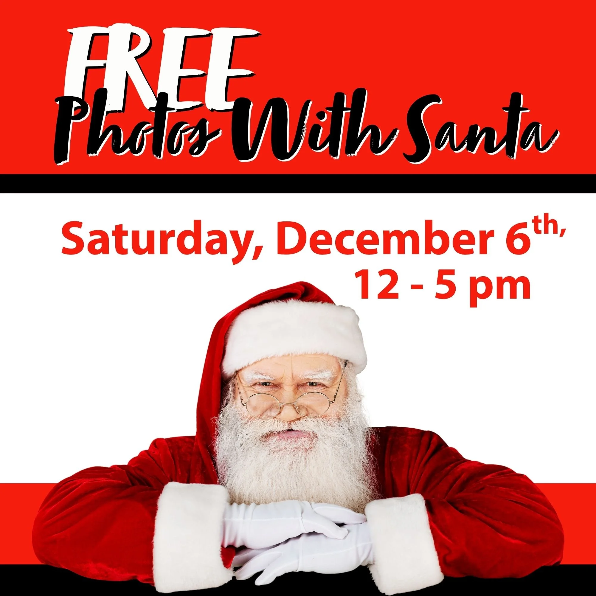 Did you hear? Santa arrives Saturday, December 6th, and our photos are FREE!
 @powellrivertowncentre #Santa