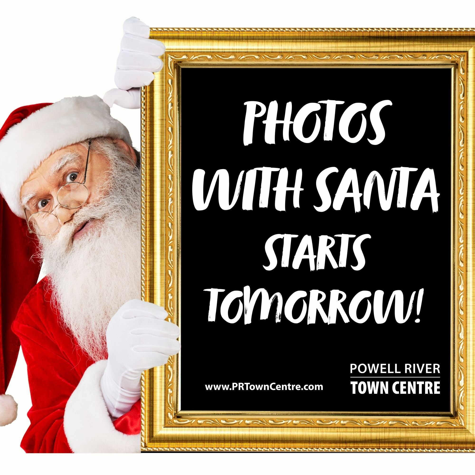 We are so excited!! 

Santa will be here tomorrow from 12 - 5 for FREE take your own photos!  Please be patient with us as the first day can be quite busy.

Can't make it tomorrow? Don't worry, Santa will be back Dec. 13 - 23rd from 12 - 4 pm daily!