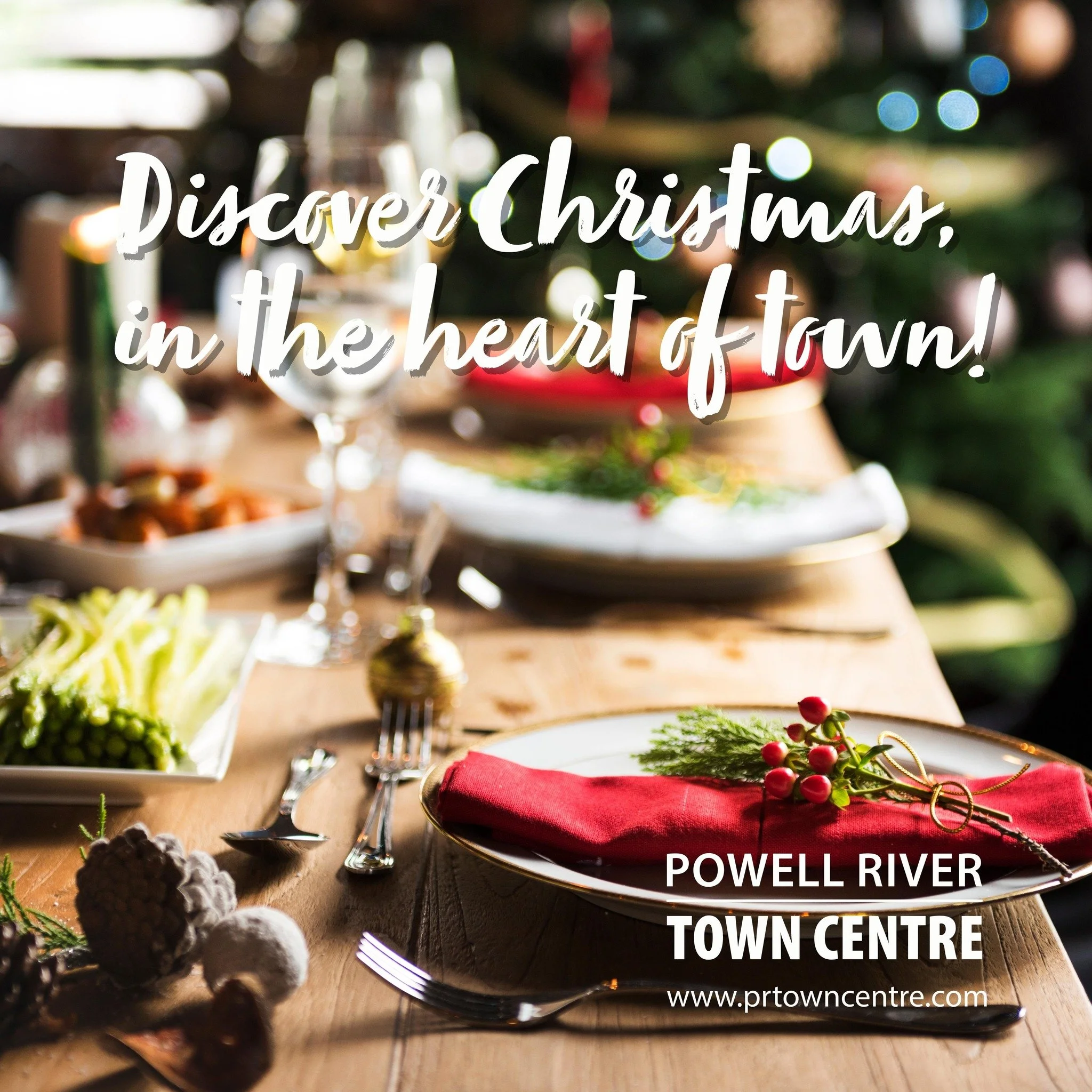 Looking for dining option while Christmas shopping? Visit Powell River Town Centre for breakfast, lunch and dinner!