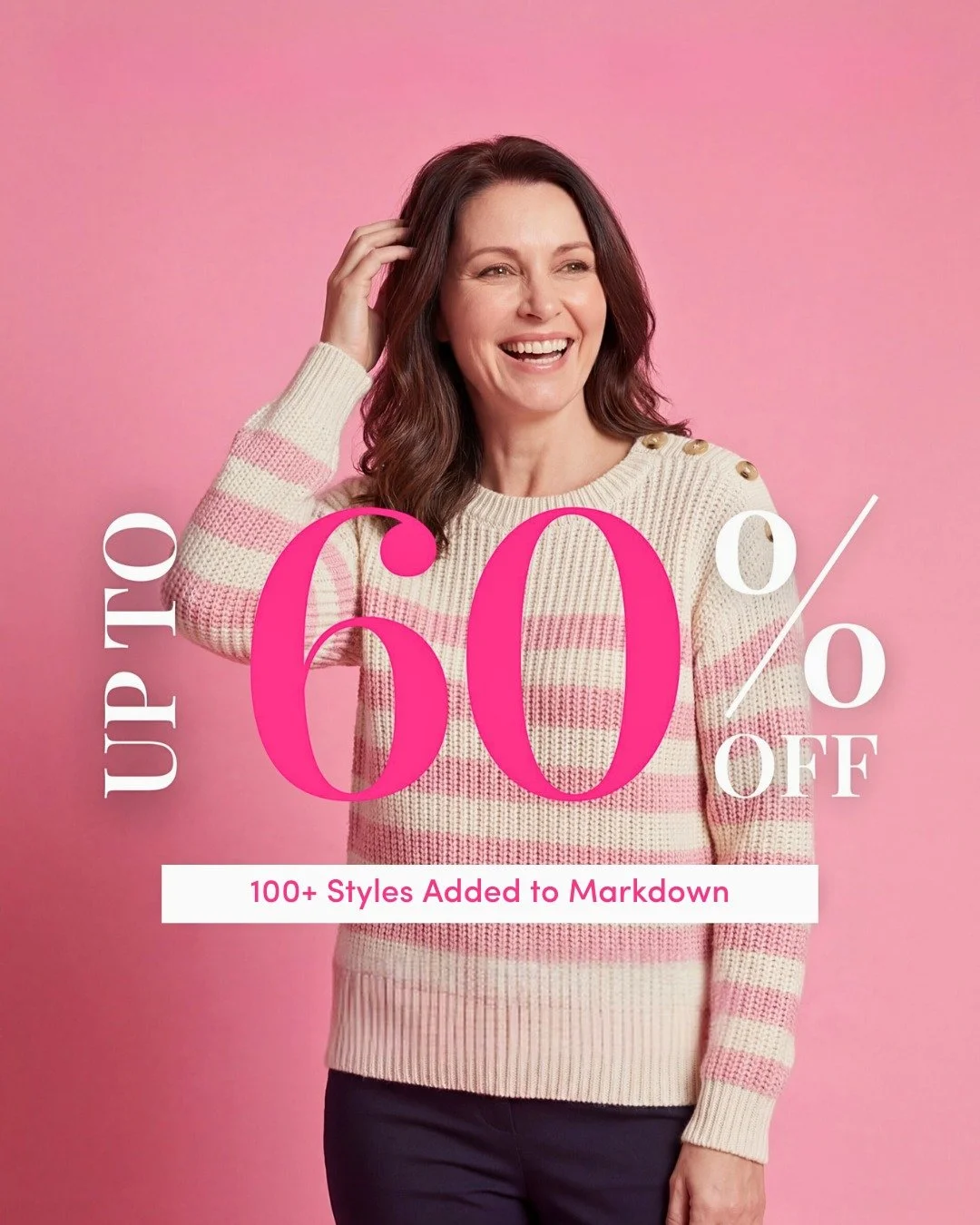 Suzanne's Semi Annual MEGA SALE, on NOW, at Powell River Town Centre.