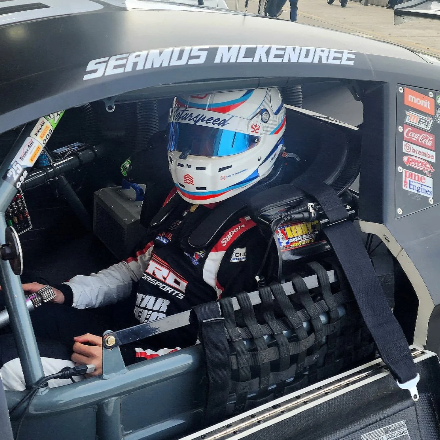 M&oacute;tarspeed driver @seamusmckendree turned in his first official @gotransam #ta2 test day. Man these cars fly around @sebringraceway. #letsgo #2025