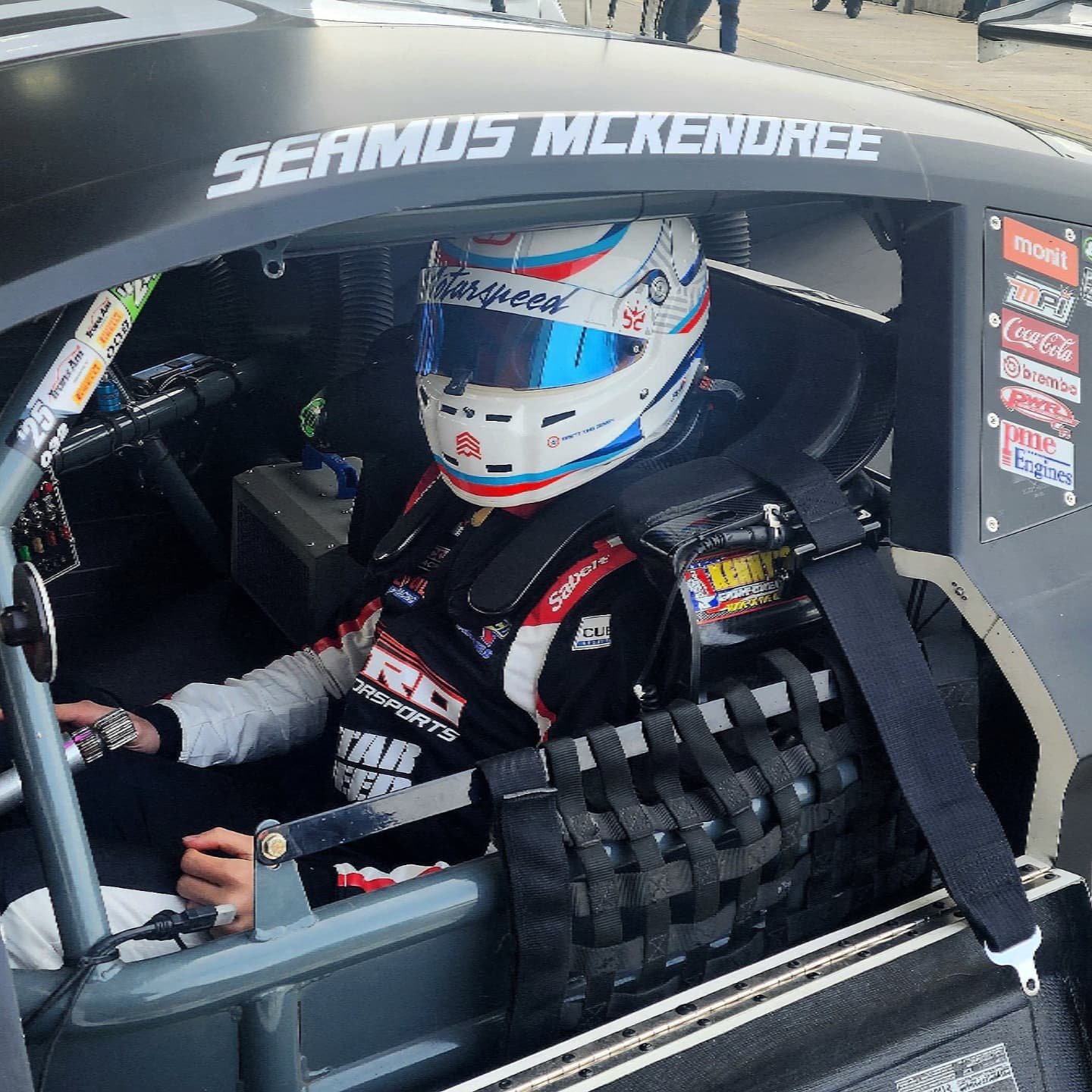 M&oacute;tarspeed driver @seamusmckendree turned in his first official @gotransam #ta2 test day. Man these cars fly around @sebringraceway. #letsgo #2025