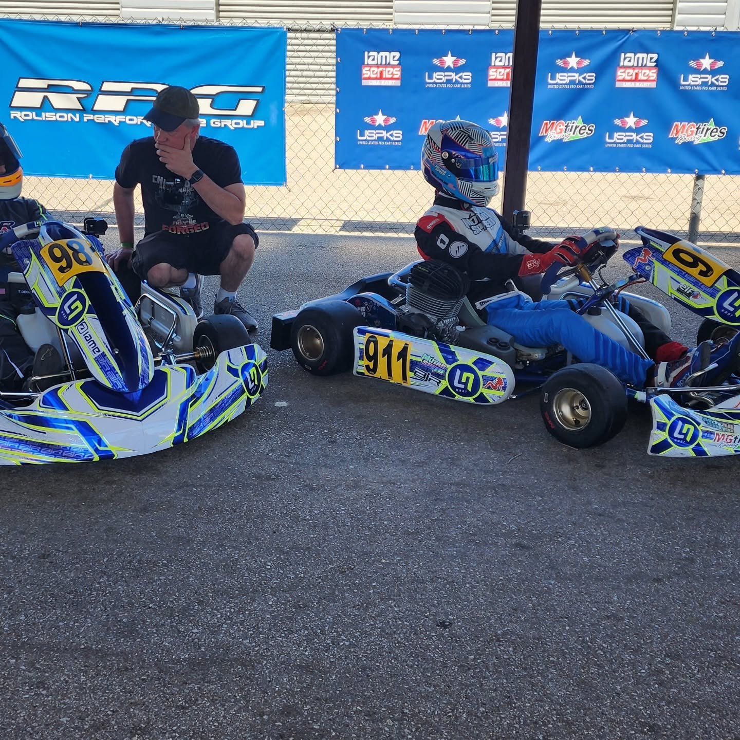 Second @unitedstatesprokartseries race is coming up in about two weeks at @trackhousemotorplex. Let's go. @bjr_racing_team @mikedotyracing @seamusmckendree #gokarts #racecars #simracing