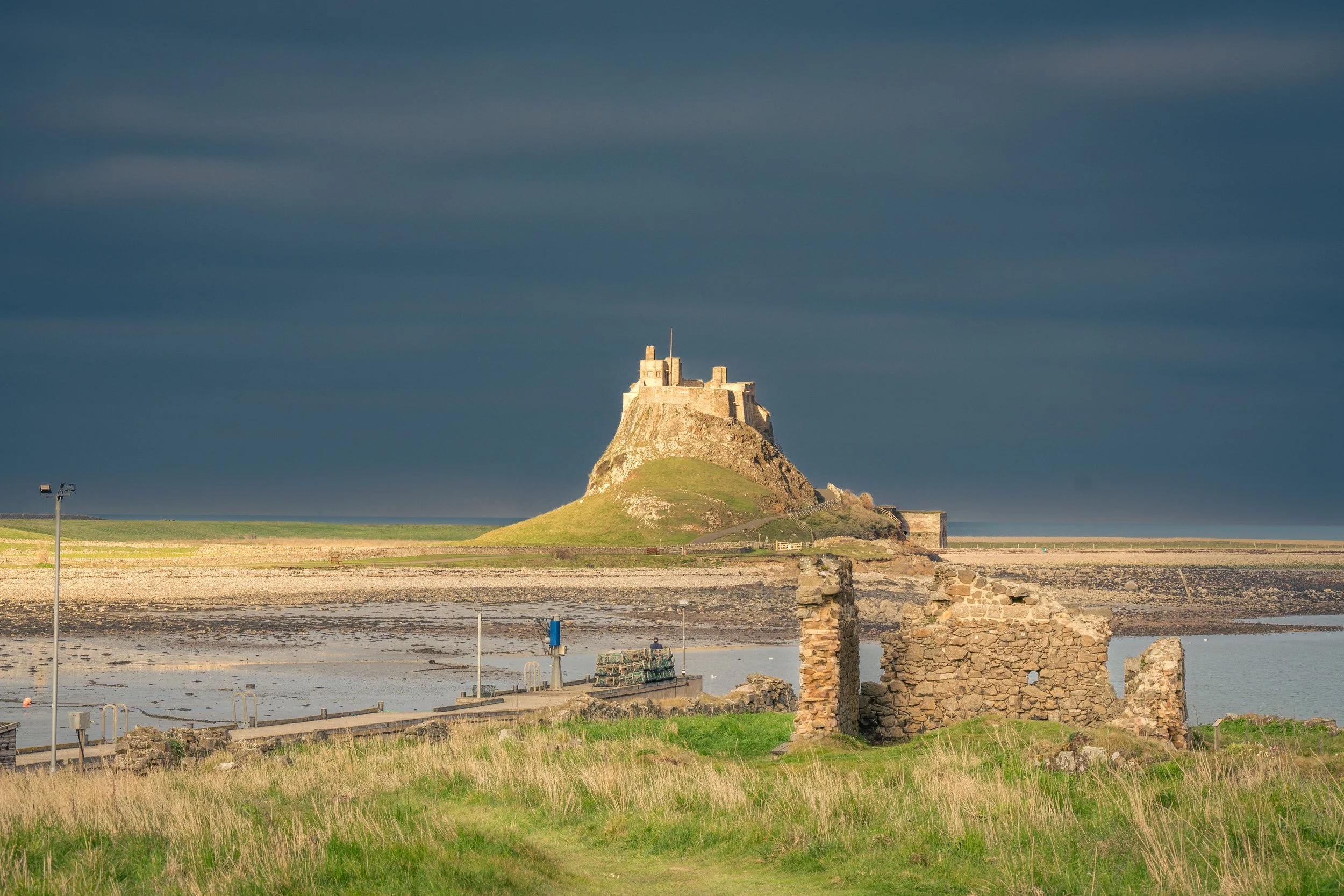 Holy Island – part 2: the castle, the cloud, and the couple who escaped me