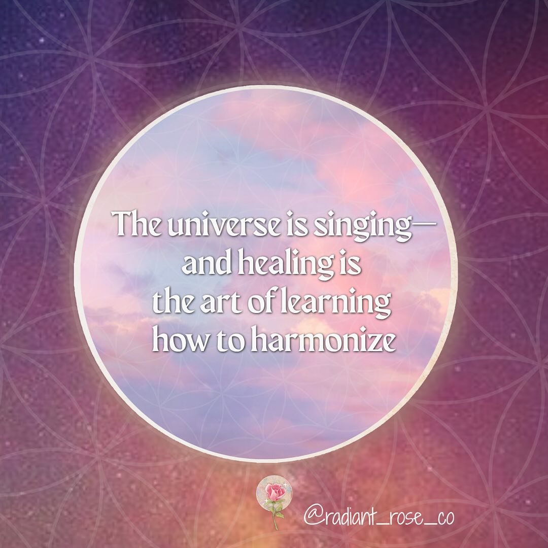 🌌 The universe is always singing&mdash;
in vibration, in energy, in its own unique song.
And so are we. 🎶✨

But sometimes, we fall out of tune.
Our energy gets wrapped up, spun out, or begins to leak in places we didn&rsquo;t notice.
We start to fe