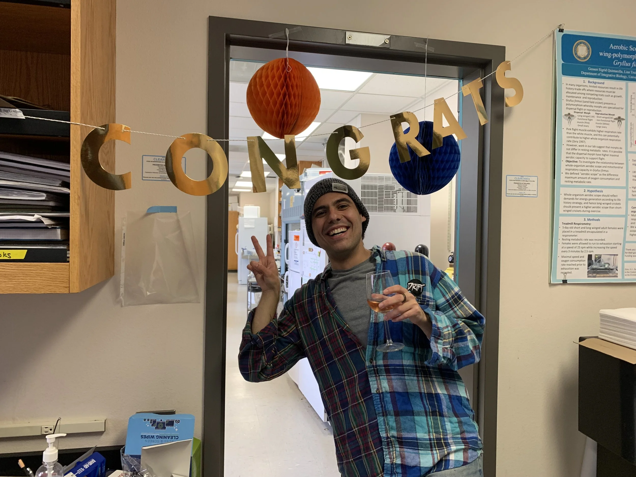 Congratulations to Lourenco for passing their qualifying exam!!!