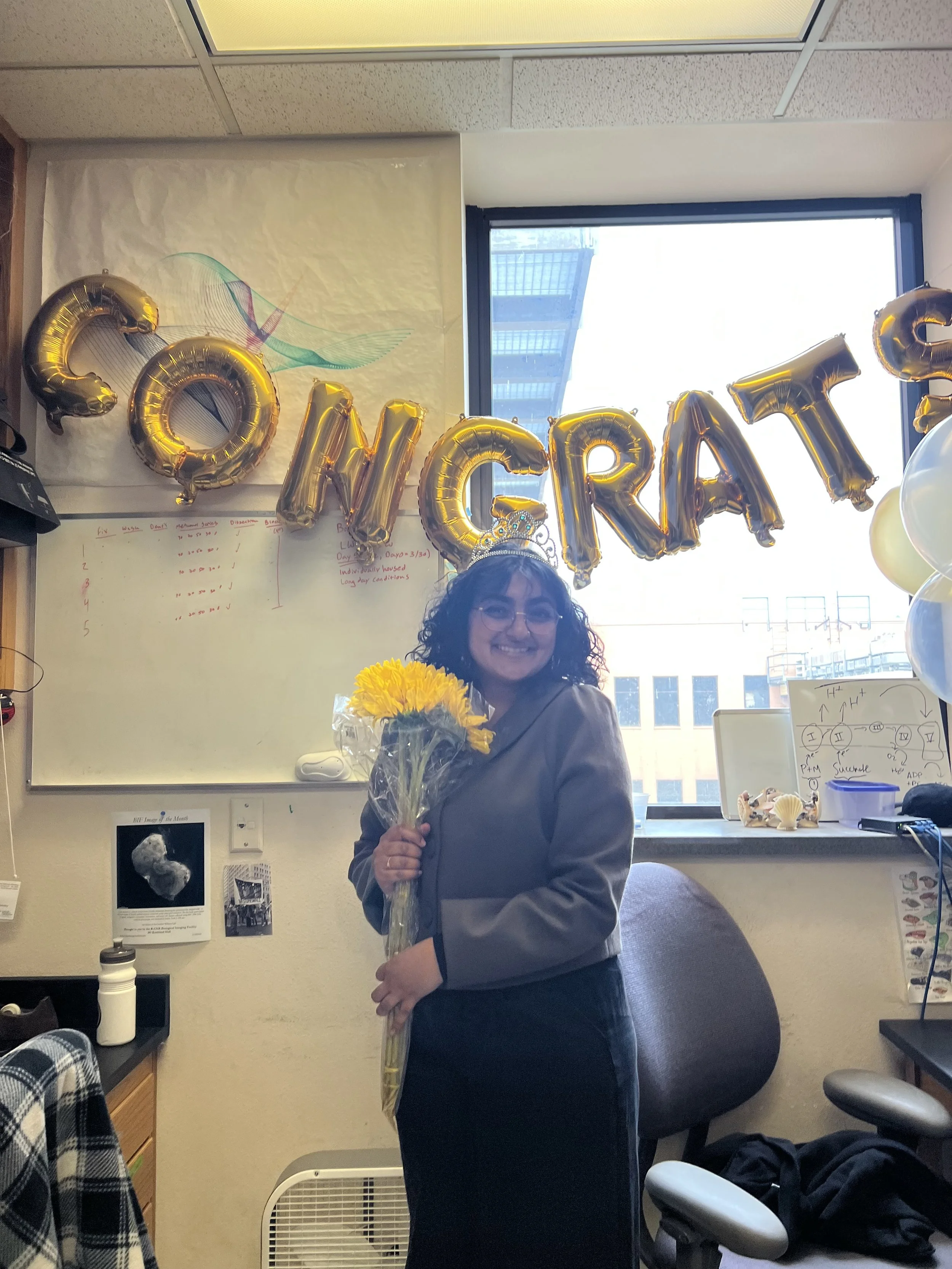 Simran advances to a PhD Candidate!