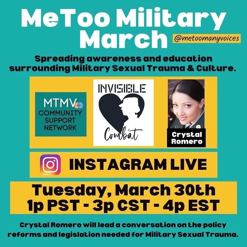 Crystal Romero | Military MeToo March: Legislation &amp; Policy Reform