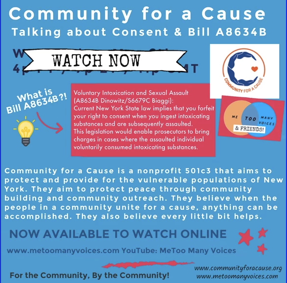 Community for a Cause and Bill A8634B