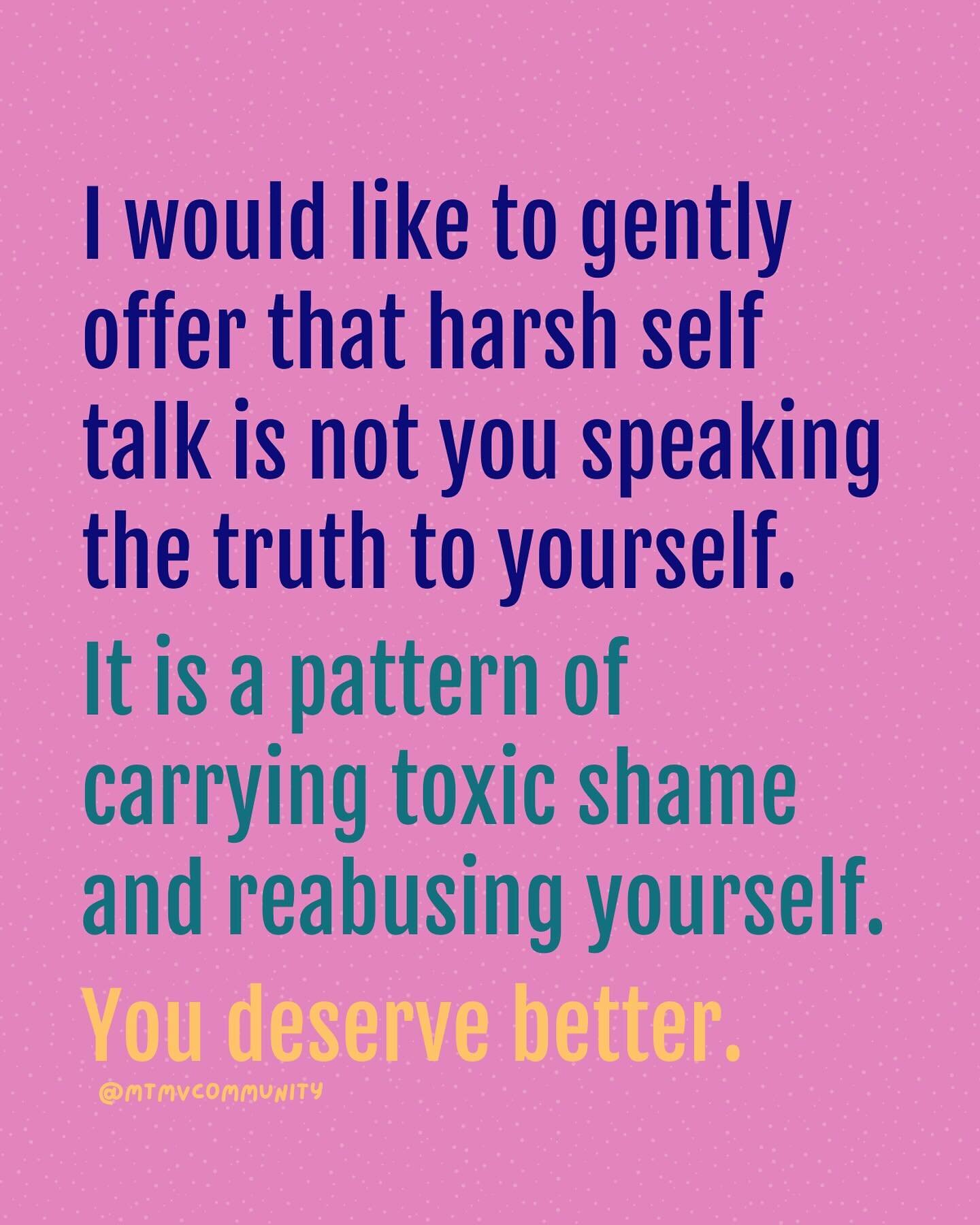 Harsh self talk can also come extremely easy to us especially when we have been subjected to abuse and trauma. Compassionate self care can seem frightening and unnatural and make it all that much more difficult to incorporate into your life. 

Not on