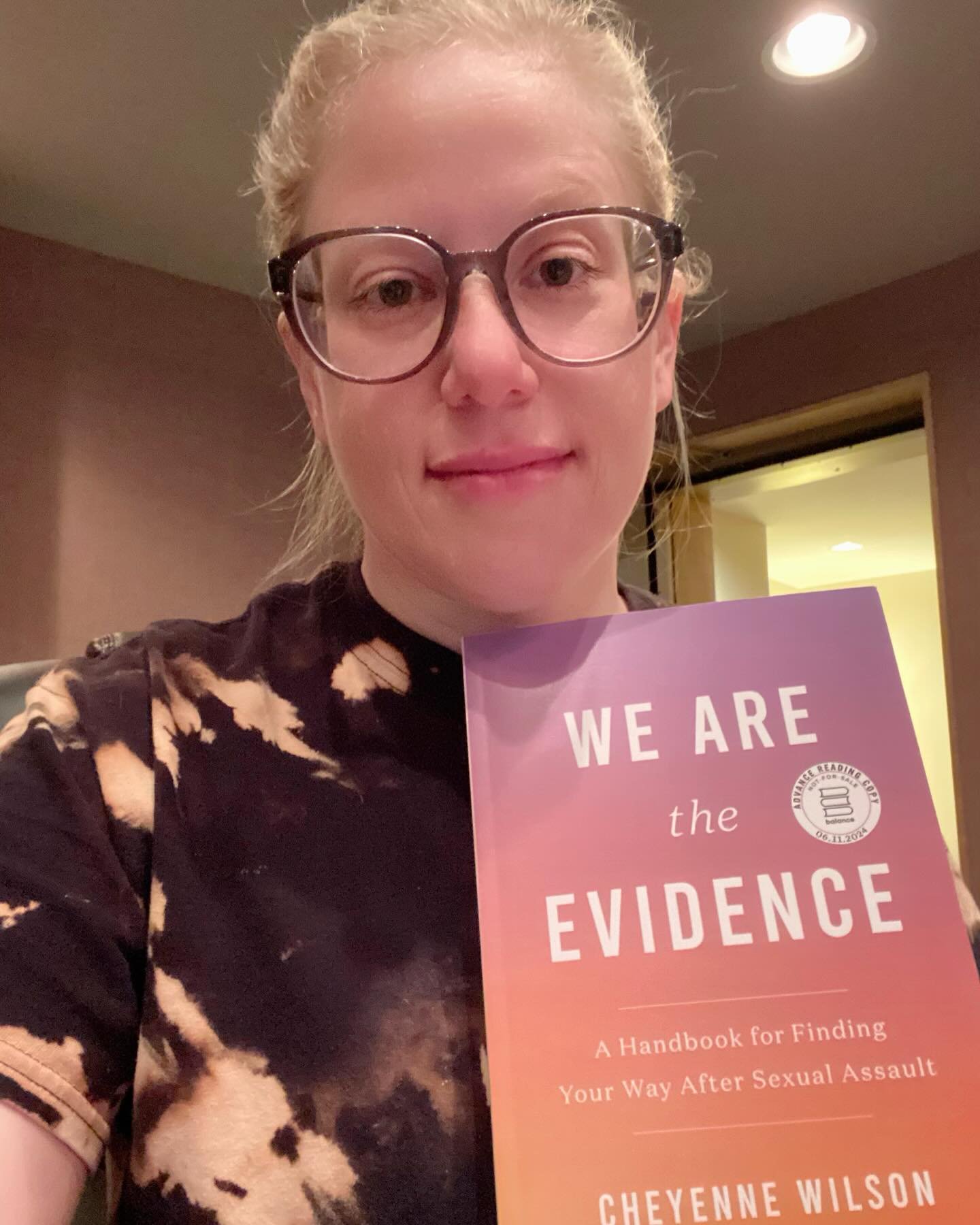 I want to give a special #SAAM shout out to Cheyenne the ever-incredible creator of @wearetheevidence. I have known Cheyenne since 2019 when she created her instagram account to be a companion for the book she was working on. I have watched her work 