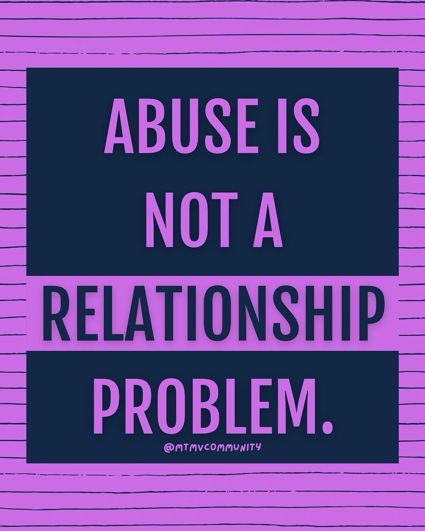 Abuse is not a relationship problem. Abuse is an abuser problem that an individual needs to address independently. The issue is not the relationship. Relationship problems are challenges that can in good faith be potentially fixed and safely navigate