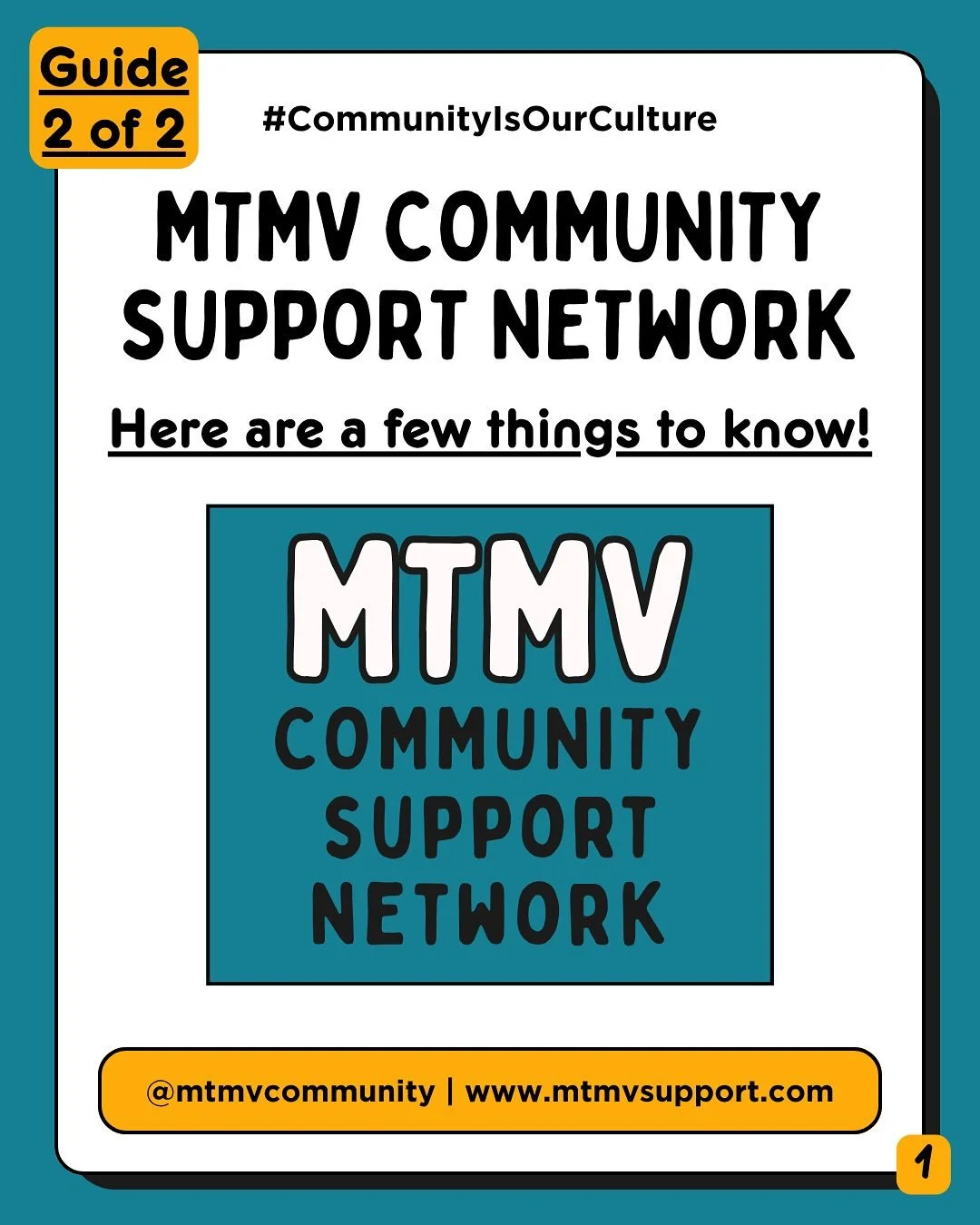 Guide 2 of 2 🩷 Hello all! I have been working on this for so long that I made it too many pages to fit in one post! So, please see Guide 2 of 2 of MTMV Community Support Network: Here Are a Few Things to Know that speaks to our work, values, service
