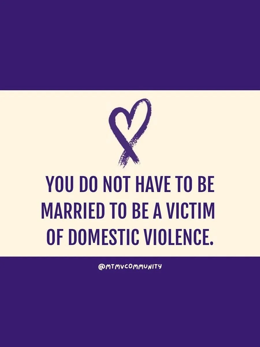 You do not have to be married to be a victim of domestic violence. #DomesticViolenceAwareness

Domestic violence is a pattern of abusive behavior in an intimate partner, dating or family relationship, where the abuser exerts power and control over th