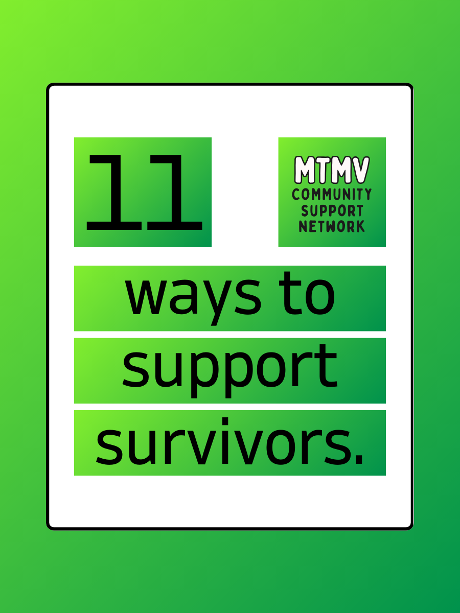 11 Ways to Support Survivors