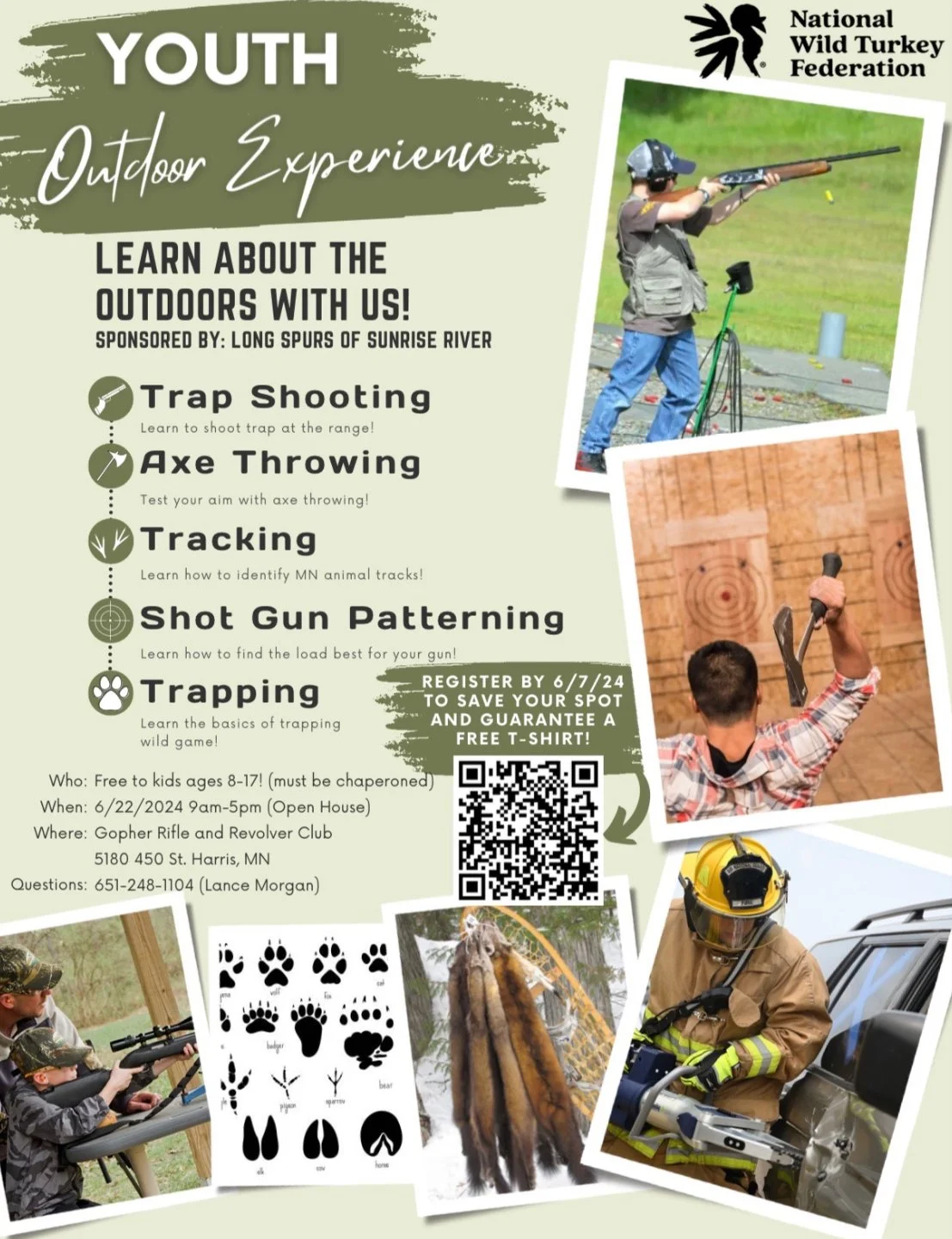 MINNESOTA FREE NWTF Youth Outdoor Experience | JUNE 22, 2024