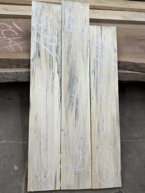 Kiln Dried and S2S Spalted poplar