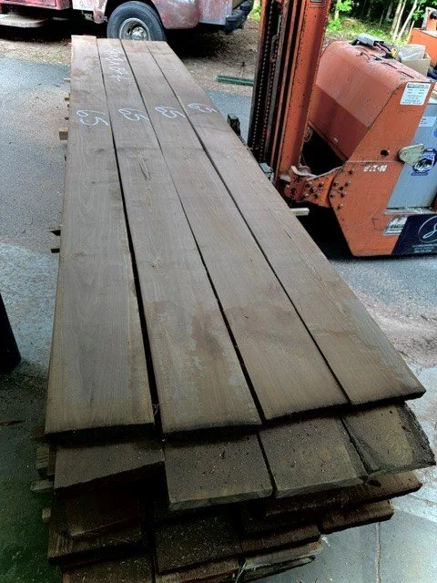 Kiln Dried Black Walnut Boards Lumber 13ft long