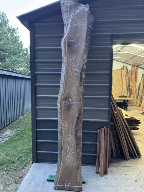 Kiln Dried Black Walnut Live Edge Slab