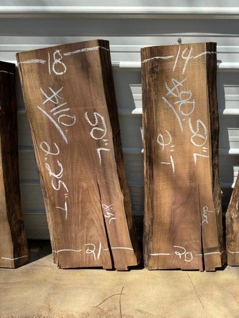 Kiln Dried Live Edge Black Walnut Slabs