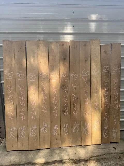 Kiln Dried White Oak 8/4 Lumber Boards