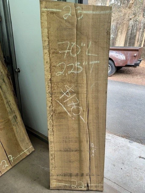 Kiln Dried White Oak Live Edge Slab