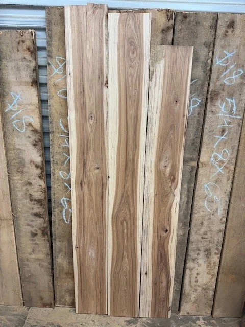 Kiln Dried Hickory Lumber Boards