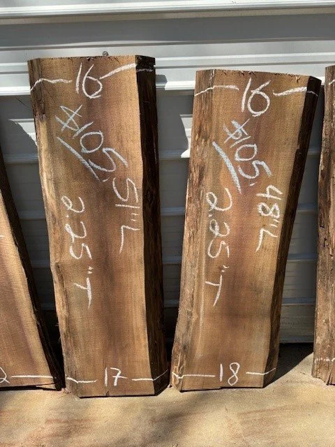 Kiln Dried Live Edge Black Walnut Slabs